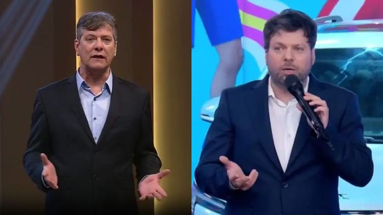 Mario Pergolini y Guido Kaczka protagonizaron un llamativo revés en el rating. Foto: captura de video eltrece.