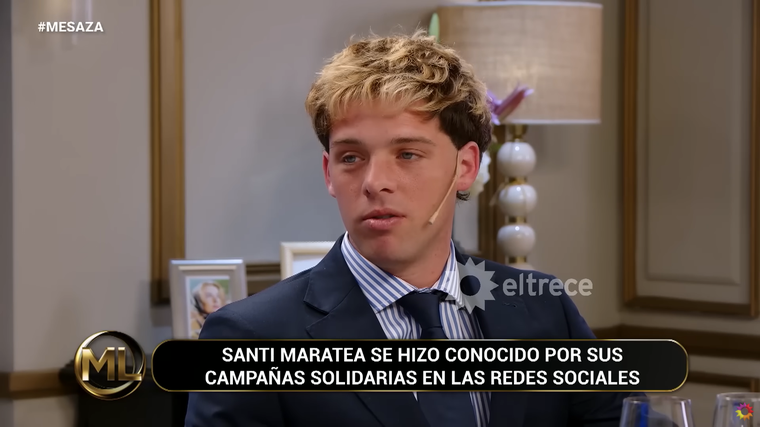 Santiago Maratea recibió la pregunta al hueso de Mirtha Legrand. Foto: captura de video YouTube/ El Trece. Santiago Maratea recibió la pregunta al hueso de Mirtha Legrand. Foto: captura de video YouTube/ El Trece. 