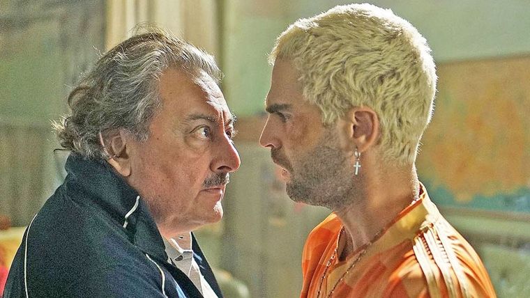 Claudio Rissi y Nicolás Furtado hicieron de los hermanos Borges en El Marginal Foto: Captura de video El marginal