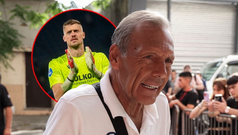 Russo se refirió a la situación de Andries Noppert. Foto: San Lorenzo y @andriesnoppert