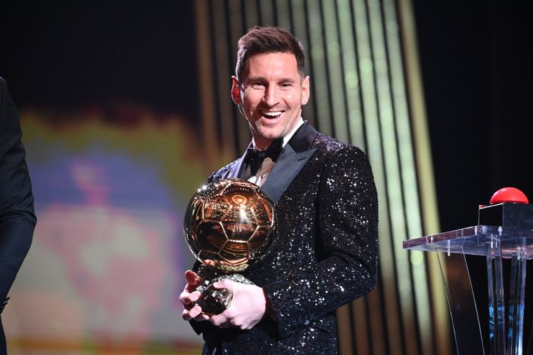 En 2021, el último Balón de Oro de Messi en su carrera. Foto: France Football