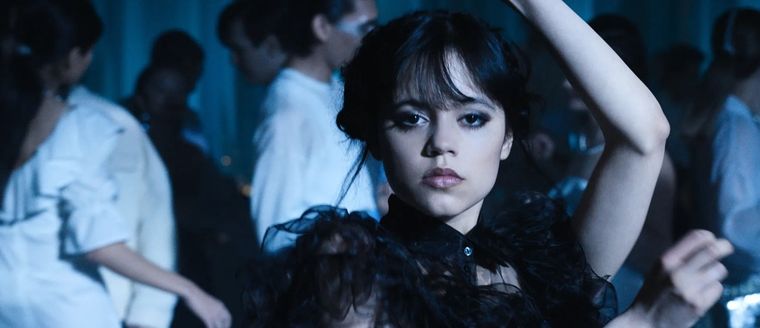 Jenna Ortega es una de las actrices juveniles del momento. Foto: Merlina - Netflix