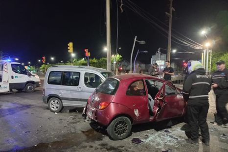 Un joven de 26 años manejaba alcoholizado, chocó y resultó herido Foto: Ministerio de Seguridad de Mendoza