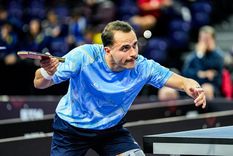 Francisco Sanchi atraviesa un gran momento en el Sudamericano de tenis de mesa.
