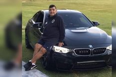 El 10 y su nave. Foto: publicada en Hoy