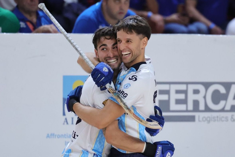 Argentina venció a Italia en un partidazo y jugará la final del Mundial de hockey sobre patines. Foto: World Skate Games