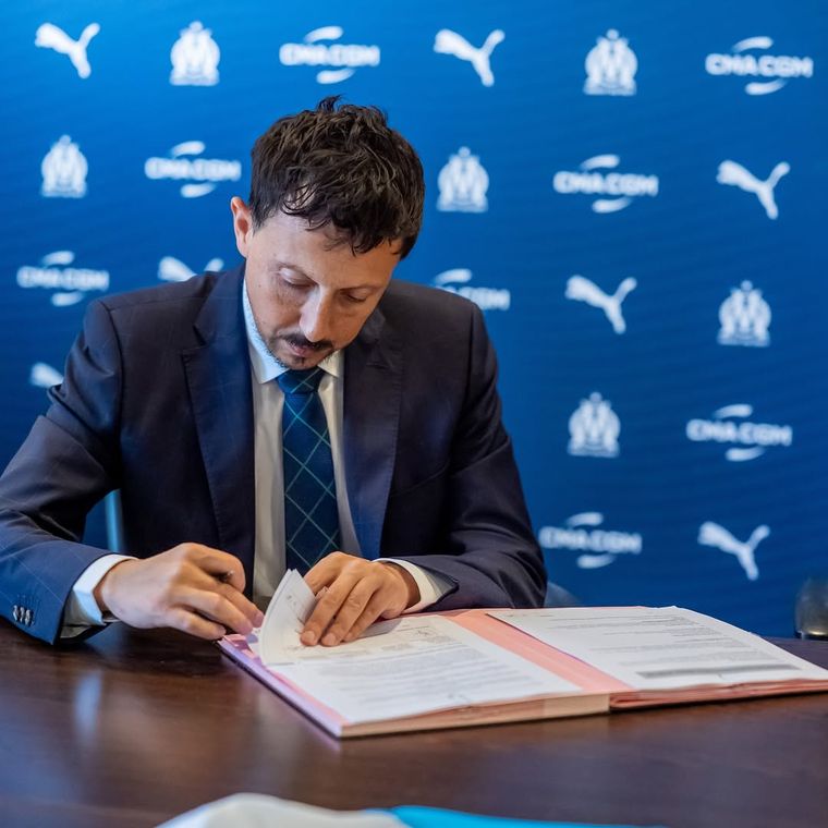 Pablo Longoria, uno de los candidatos europeos que baraja River. Pablo Longoria, uno de los candidatos europeos que baraja River.