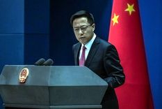 Lin Jian, portavoz del Ministerio de Exteriores de China, habló del futuro de Taiwán. Foto Efe Lin Jian, portavoz del Ministerio de Exteriores de China, habló del futuro de Taiwán. Foto Efe