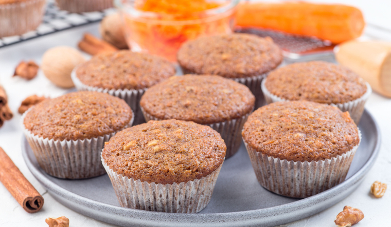 Despierta tus sentidos con muffins de zanahoria caseros Foto: Shutterstock