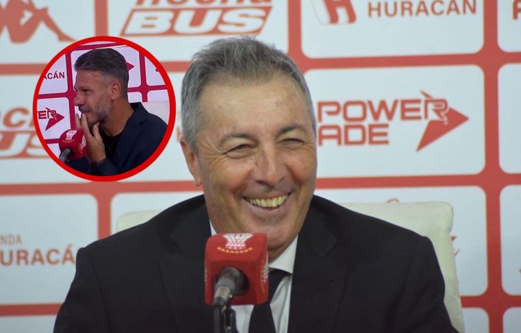 Kudelka y la felicidad tras el triunfo ante River.