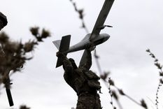 Rusia recibió ataques de Ucrania con drones de ala fija, capaces de volar más lejos. Foto Efe