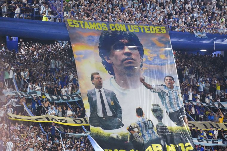 A pesar del recibimiento, al Selección argentina perdió por primera vez en la Bombonera. Foto: Noticias Argentinas