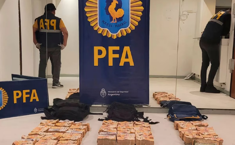 Desbaratan una banda brasileña que lavaba millonarias sumas de dinero en criptomonedas. Foto: NA Foto: Policía Federal