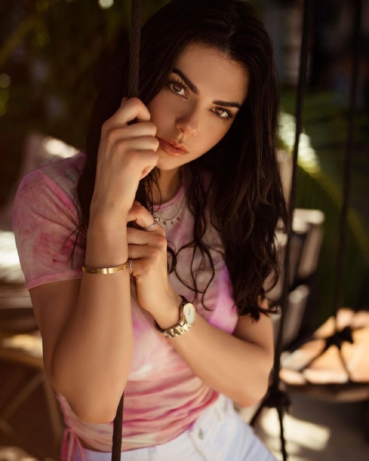 Livia Brito está protagonizando la telenovela Mujer de nadie.