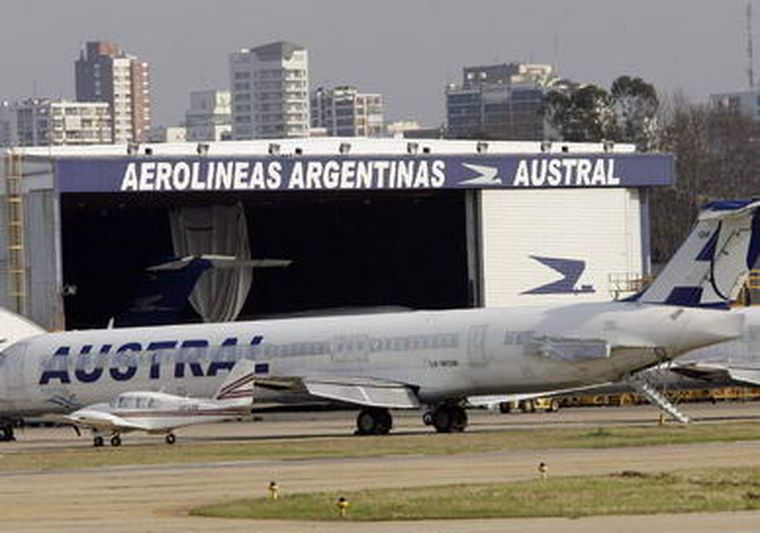 Aerolíneas Argentinas, en la mira. Foto: NA