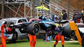 Colapinto lamentó el abandono en la Sprint de Brasil. Colapinto lamentó el abandono en la Sprint de Brasil.