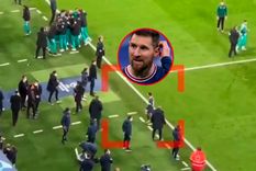 La triste reacción de Messi al quedar eliminado de la Champions League con el PSG.