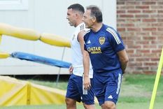 Entre la alegría por el regreso de Russo y una frase que dejó picando, el Apache volvió a mostrarse auténtico y sin vueltas. Foto: Boca Juniors