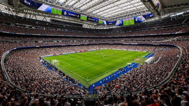 El mítico estadio del Real Madrid cumplió 77 años el 14 de diciembre pasado. Fue inaugurado en 1947. Foto: @realmadrid