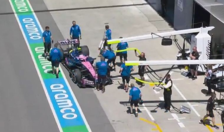 Franco Colapinto tuvo inconvenientes mecánicos en el comienzo de la práctica libre del GP de Canadá.