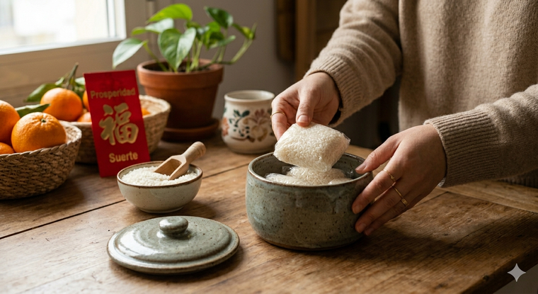 El arroz es símbolo de abundancia. El arroz es símbolo de abundancia.
