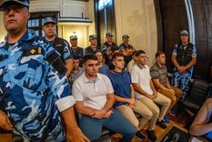 Los ocho condenados por la muerte de Fernando Báez Sosa Foto: Télam Los ocho condenados por la muerte de Fernando Báez Sosa Foto: Télam