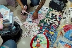 Se secuestró indumentaria deportiva apócrifa por 14 millones de pesos Foto: NA