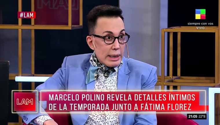 Marcelo Polino estuvo en LAM este miércoles. Foto: Captura de pantalla Youtube América TV.