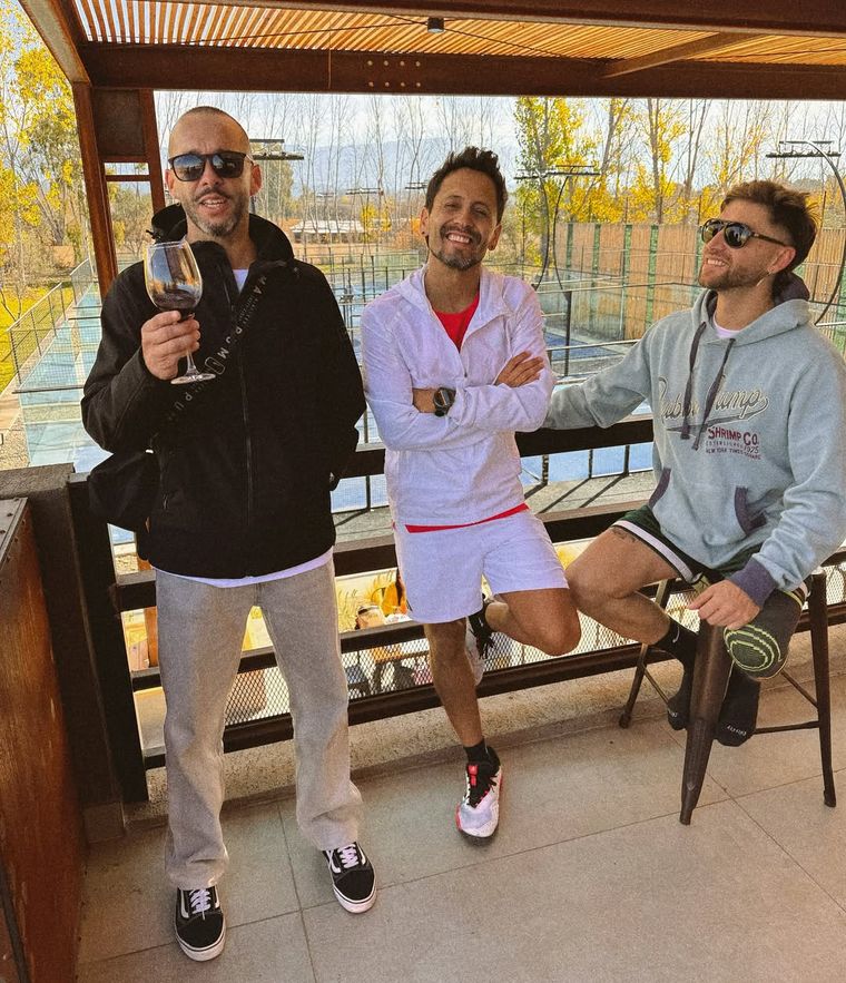 Pablo Tamagnini, Nelson Aguirre y Diego Granadé. Foto: Instagram/ @lakongaoficial. Pablo Tamagnini, Nelson Aguirre y Diego Granadé. Foto: Instagram/ @lakongaoficial.