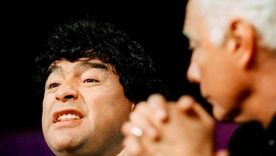 Diego Maradona y Guillermo Cóppola cuando recuperaron su entrañable relación. Diego Maradona y Guillermo Cóppola cuando recuperaron su entrañable relación.