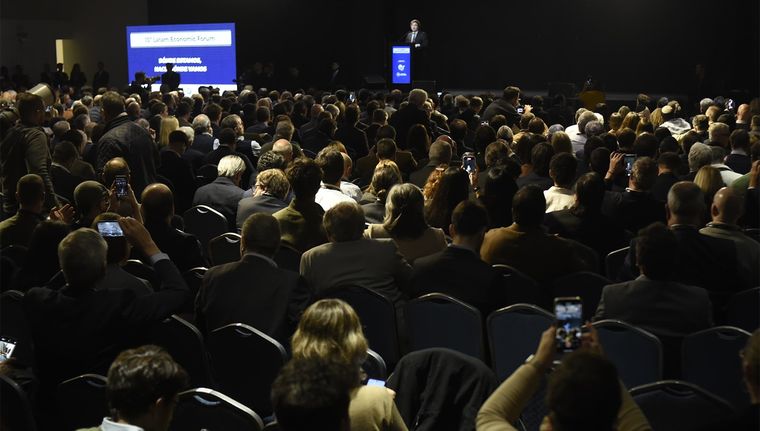 Este miércoles, se realizó el Latam Economic Forum el Golden Center. Foto: Juan Mateo Aberastain/MDZ