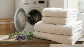 Las toallas quedarán suaves. Fuente: IA Gemini. Las toallas quedarán suaves. Fuente: IA Gemini.