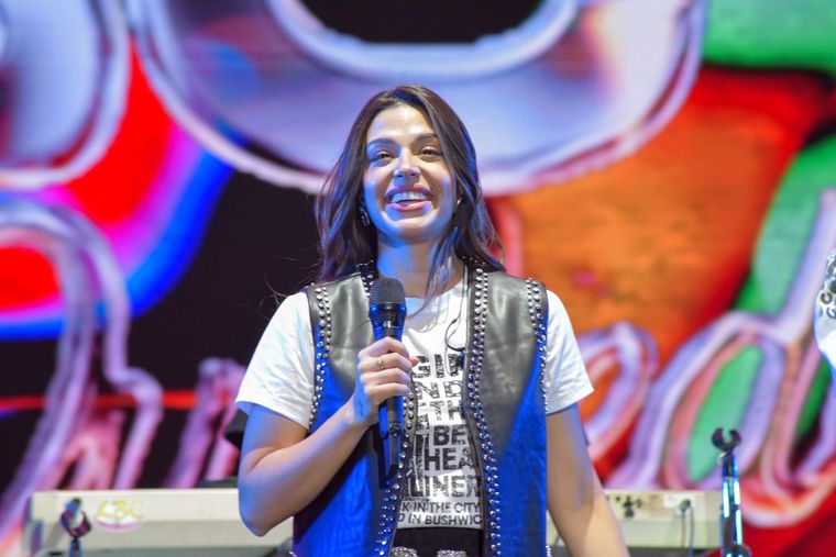 Euge Quevedo brilló en el escenario. Euge Quevedo brilló en el escenario.