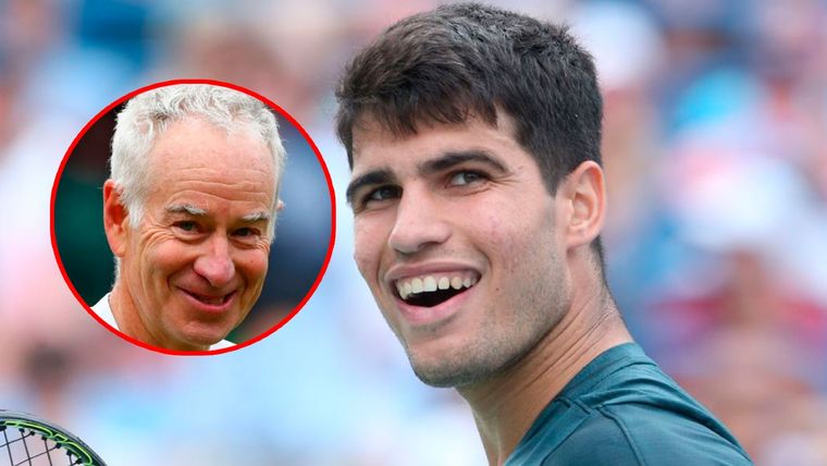 McEnroe y un tremendo elogio para Alcaraz en la previa al US Open Foto: EFE