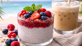 el desayuno del verano: chia pudding con frutos rojos ¡una delicia inigualable! el desayuno del verano: chia pudding con frutos rojos ¡una delicia inigualable!