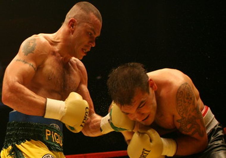 El momento feliz. Garay se coronaba Campeón Mundial. Foto: Fotobaires