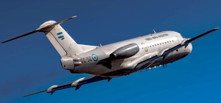 Fokker F-28, las aeronaves que el Gobierno busca reemplazar Foto: Defensa.com