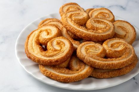 Palmeritas de hojaldre caseras faciles, una receta irresistible Palmeritas de hojaldre caseras faciles, una receta irresistible