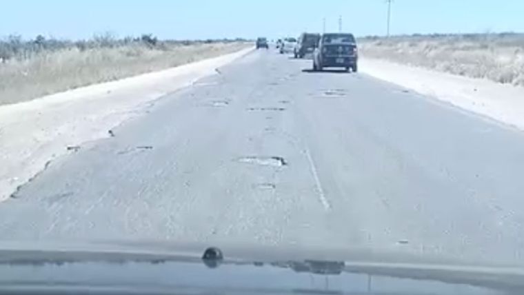 El estado de la ruta 151.