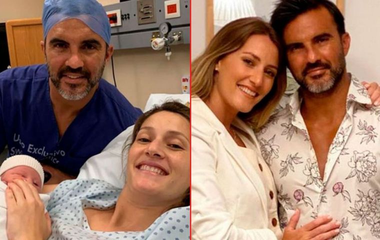 Mica Viciconte y Fabián Cubero Los famosos se convirtieron en padres y compartieron tiernas postales en familia