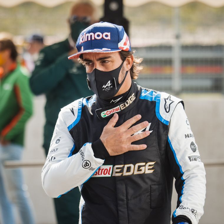 Alonso terminó muy enojado Foto: Alpine F1 Team