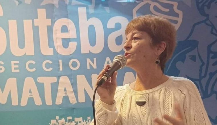 María Laura Torre, secretaria adjunta de Suteba Foto: X @mlautorre
