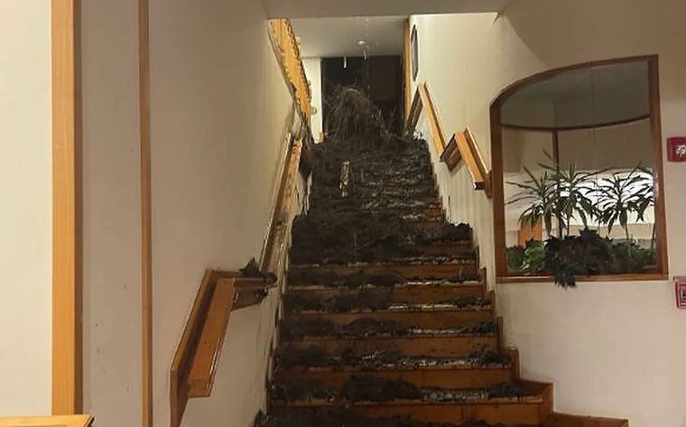 El hecho se produjo este lunes