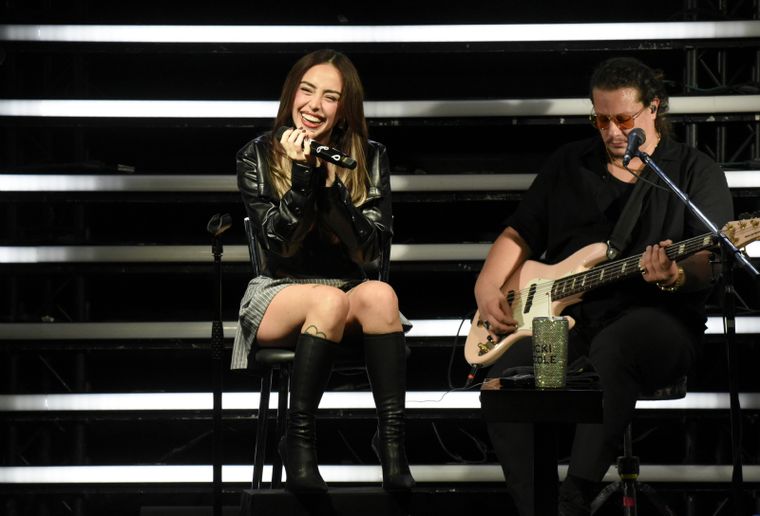 Nicki Nicole fue una de las estrellas de la noche. Foto: Cortesía de La Academia Latina de la Grabación