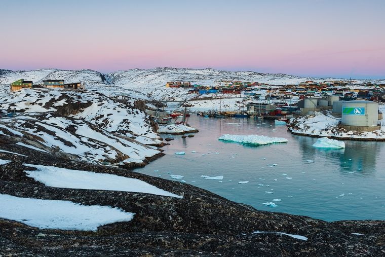 El puerto de Ilulissat, en Groenlandia. Foto: Freepik.es