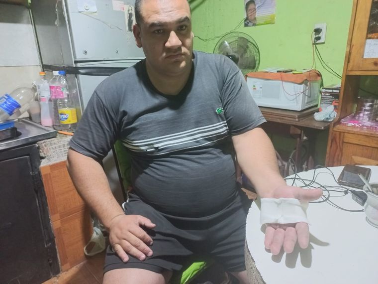 Elías, el chofer apuñalado Foto: Twitter: @MATIPASCUALETTI