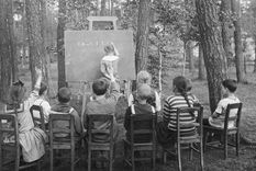 El concepto de escuelas al aire libre empezó en Alemania y Bélgica.