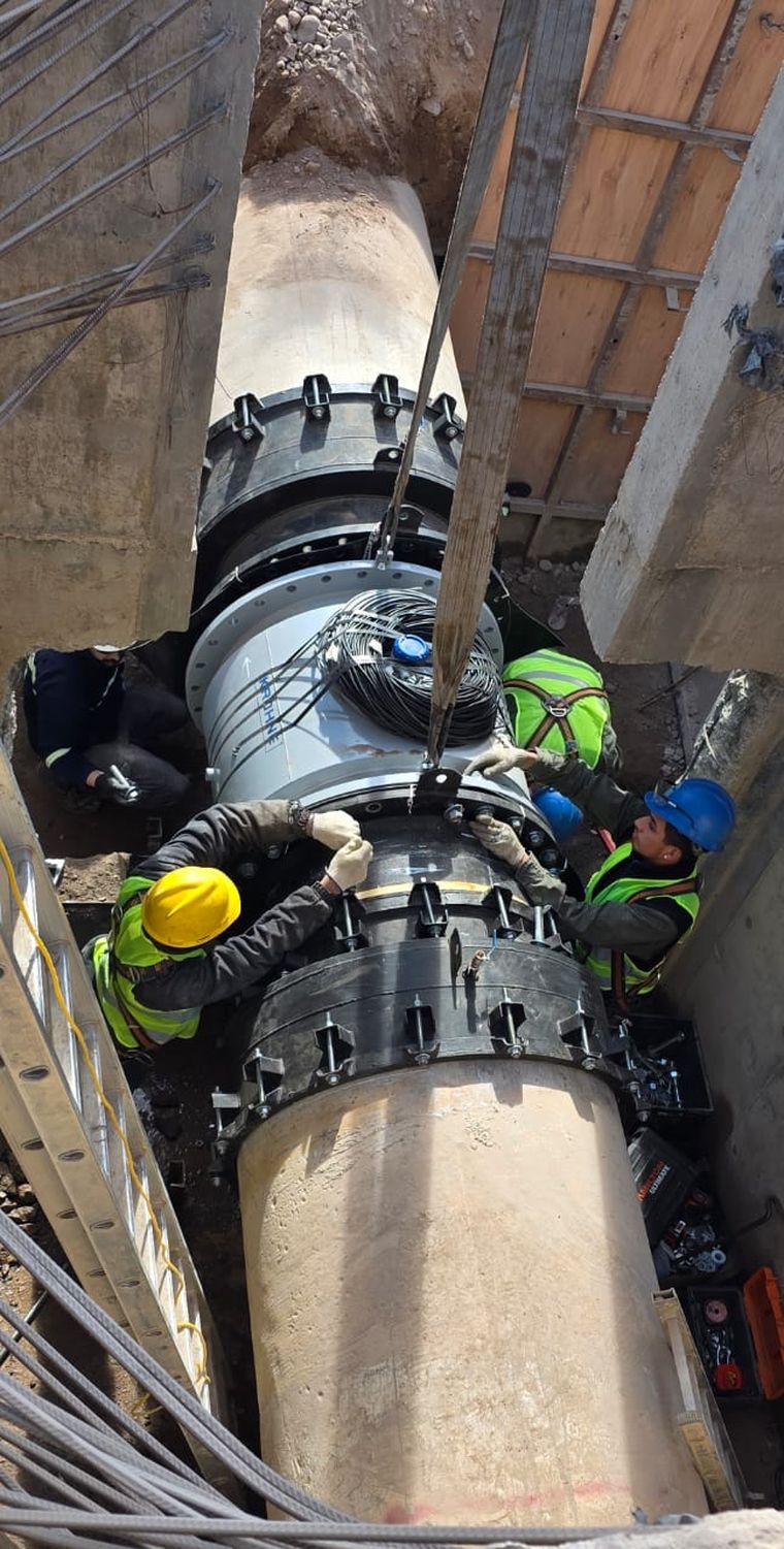 Aguas Mendocinas instalará un nuevo caudalímetro.&nbsp;