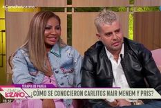 Carlos Nair Menem reveló la escatológica propuesta que le hizo a su novia El hijo del ex Presidente presentó a Priscila Bella Foto: Captura de TV