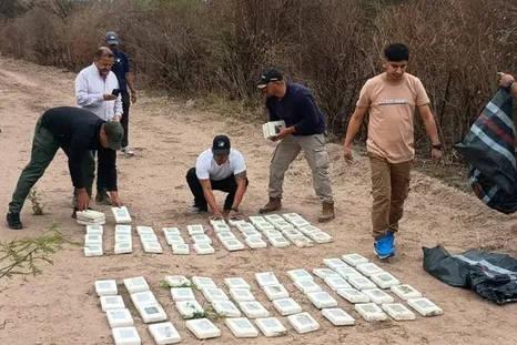 Dentro de la avioneta hallaron 136 kilos de droga y más tarde, encontraron enterrados 228 kilos más.